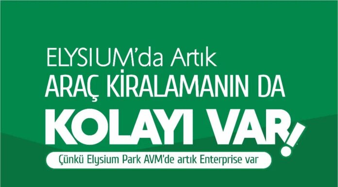 EnterPrise şimdi Elysium Park Avm’de