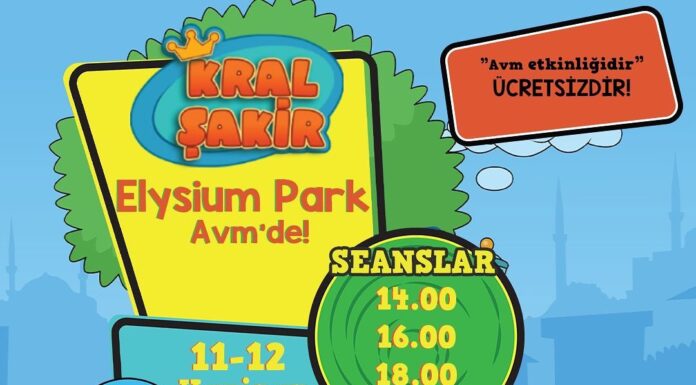 Kral Şakir eğlence dolu gösterisi ile Elysium Park AVM’de
